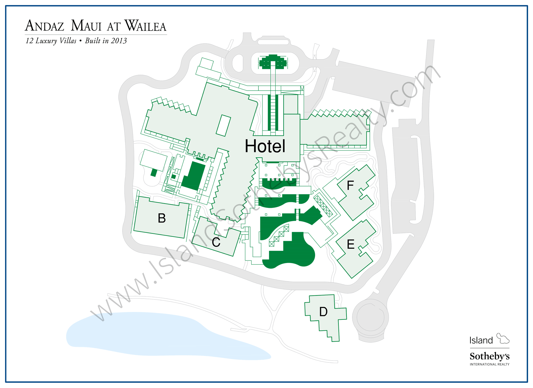 Map of the Andaz Wailea
